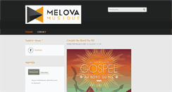 Desktop Screenshot of melovamusique.com